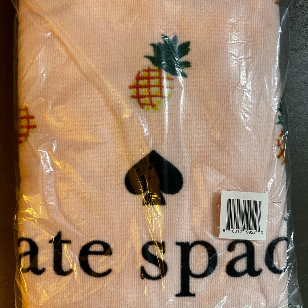 Kate Spade Pink Pineapple Beach Towel